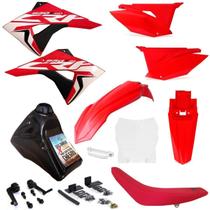 Kit Plástico Completo Crf 230 Adaptável Xr 250 Tornado Xr 200 Number