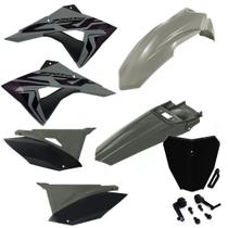 Kit Plástico Crf 230 Biker Next Com Number Plate