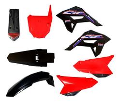 Kit Plastico Crf 230 Com Led, Number E Adesivo Amx