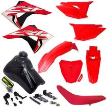 Kit Plástico Elite Crf 230 Carenagem Tanque Torneira Number Next