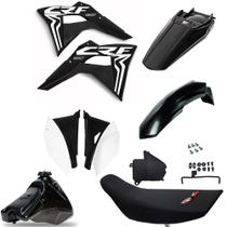 Kit Plástico Elite Premium Adaptação + BANCO + TANQUE CRF230 DT XR200 BROS NXR XTZ XL XLX AGRALE FALCO SAHARA LANDER