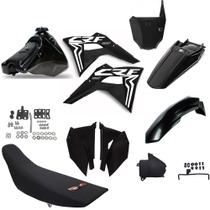 Kit Plástico Elite Premium Adaptação + BANCO + TANQUE + FERRAGENS ADAPTAÇÃO CRF230 BROS LANDER XTZ XR200 XR250 TORNADO