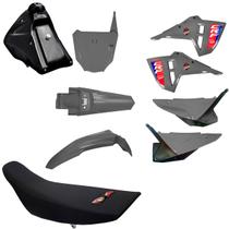Kit Plástico F25 Ride Roupa Crf230f Adaptação+banco+tanque