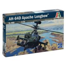 Kit Plástico Helicóptero Ah-64D Apache Longbow 1/72 Italeri 0080S
