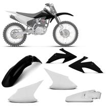 Kit plástico personalizado crf 230f 2008 à 2014 - 4 itens (paralama dianteiro / aletas / lateral / p Kit plástico personalizado crf 230f 2008 à 2014 - 4 itens (paralama dianteiro / aletas / lateral / p