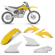 Kit plástico personalizado crf 230f 2008 à 2014 - 4 itens (paralama dianteiro / aletas / lateral / p Kit plástico personalizado crf 230f 2008 à 2014 - 4 itens (paralama dianteiro / aletas / lateral / p
