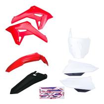 Kit Plástico Ride Roupa Crf 250f Com Number E Adesivos