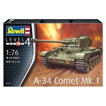 Kit Plástico Tanque De Guerra A-34 Comet Mk.1 1/76 Revell 3317