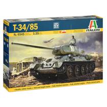 Kit Plástico Tanque T34/85 Zavod 183 Mod. 1944 1/35 Italeri 6545S Kit Plástico Tanque T34/85 Zavod 183 Mod. 1944 1/35 Italeri 6545S