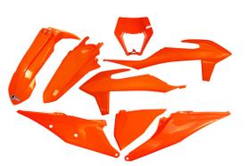 Kit plástico ufo ktm exc/exc-f 20/22 laranja fluor