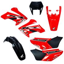 KIT PLÁSTICO XR 250 TORNADO 2001-2002-2003-2004-2005-2006-2007-2008 Modelo Original c/carenagem do farol