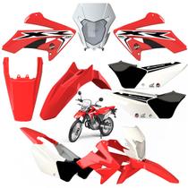 Kit plástico xr 250 tornado sport c/farol 2006-2007-2008 amx