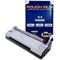 KIT Plastificadora A4 - 5 Funções Em 1 220v + PlasticoA4 - Importado