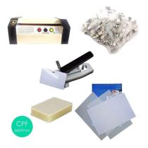 Kit Plastificadora, Furador, Polaseal, Folhas E Clip Jacaré Kit Plastificadora, Furador, Polaseal, Folhas E Clip Jacaré