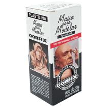 Kit Plastilina Modelagem Corfix 500g Porcelana 2 Unidades