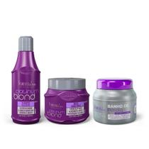 Kit Platinum Blond com Máscara Banho de Pérola Forever Liss