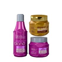 Kit Platinum Blond E Banho De Verniz 250g Forever Liss