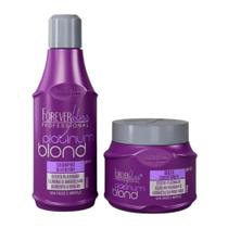 Kit Platinum Blond Manutenção Desamarelador Forever Liss - Shampoo e Máscara