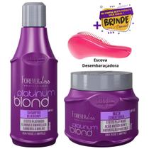 Kit Platinum Blond Manutenção Desamarelador Forever Liss