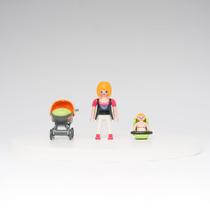 Kit Playmobil Mamãe e Bebê - Bonecos para Constelação Familiar