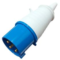 Kit Plug 2P+T 32A 200/250V PLN3-32M Azul 2 Uni - MARGIRIUS