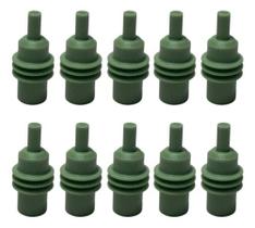 Kit Plug Cavidade Conector Verde Delphi 10 Peças 12066082 Kit Plug Cavidade Conector Verde Delphi 10 Peças 12066082