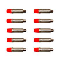 Kit Plug Rca Femea Nickel Plt Wc 1222 Fl Rd Ni (10Un) Wirec