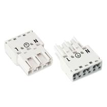 Kit Plug Universal Macho e Fêmea 3P Wago