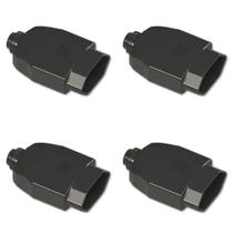 Kit Plugue Fêmea 2P+T 20A 250Vca Preto Kit Plugue Fêmea 2P+T 20A 250Vca Preto