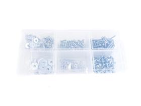 Kit Plus - 450 Peças - Parafuso Porca Arruela e Caixa