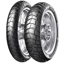 Kit Pneu 110 80 R19 e 140 80 R17 Metzeler Karoo Street Uso Sem Câmara