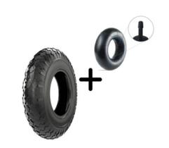 Kit Pneu 3.25-8 + Câmara De Ar Para Carriola e Carrinho De Mão