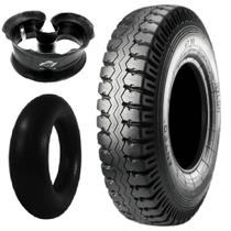 Kit Pneu 750-16 116/114L 10 Lonas At59 Anteo + Camara + Protetor