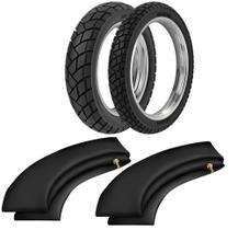 Kit Pneu Bis Biz Pop 250-17 + 80/100-14 R34 Rinaldi