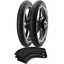 Kit Pneu Biz 125 Pop 110i Win 110 80/100-14 + 60/100-17 Super City Pirelli