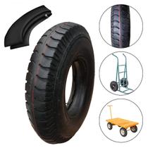 Kit Pneu Camara De Ar Aro 8 Carrinhos Industriais 4008
