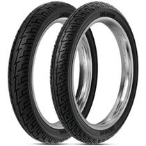 Kit Pneu Dianteiro/traseiro Moto Cg 125 Cc - Kit200014 - Rinaldi Kit Pneu Dianteiro/traseiro Moto Cg 125 Cc - Kit200014 - Rinaldi
