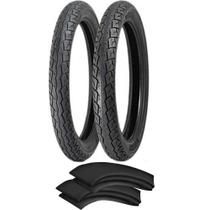 Kit Pneu Fan Cg Ybr 90/90-18 + 80/100-18 Matrix Levorin + Camaras