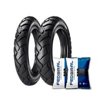 Kit Pneu Ira Bunker 90/90-18 e 2.75-18 + 2 Câmaras Fan/Titan Kit Pneu Ira Bunker 90/90-18 e 2.75-18 + 2 Câmaras Fan/Titan