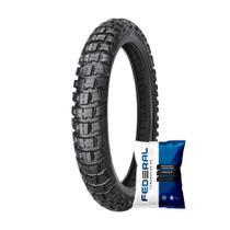 Kit Pneu Ira Dust 90/90-19 + Câmara de Ar Lander/ Bros