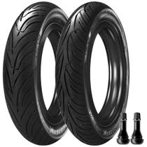 Kit Pneu Ira Masked 100/90-10 + 90/90-12 TL + 2 Valvulas