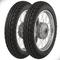 Kit Pneu Moto 2.75-17 e 80/100-14 Dianteiro e Traseiro Com Camara Robust Kit Pneu Moto 2.75-17 e 80/100-14 Dianteiro e Traseiro Com Camara Robust