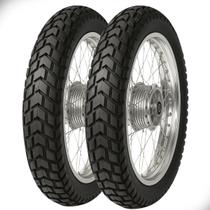 Kit Pneu Moto 2.75-18 e 110/90-17 Dianteiro e Traseiro Com Camara Robust Kit Pneu Moto 2.75-18 e 110/90-17 Dianteiro e Traseiro Com Camara Robust