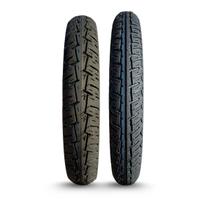 Kit Pneu Moto CG 125/150 Fan Titan 18" Dianteiro + Traseiro Kit Pneu Moto CG 125/150 Fan Titan 18" Dianteiro + Traseiro