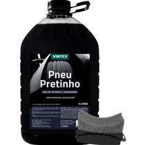 Kit Pneu Pretinho Brilho Molhado Proteção Vonixx + Aplicador de Pretinho Para Pneus