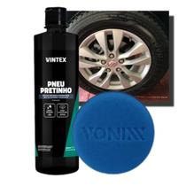 Kit Pneu Pretinho Vintex 500ml + Aplicador de Espuma Vonixx Kit Pneu Pretinho Vintex 500ml + Aplicador de Espuma Vonixx