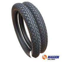 Kit Pneus 60/100-17 + 2.75-17 Street Fighter + Camaras De Ar MG-17
