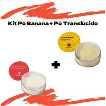 Kit Pó Banana Powder finalizador + Pó Translúcido Finishing Powder Matte Iluminador