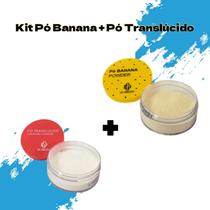 Kit Pó Banana Powder finalizador + Pó Translúcido Powder Matte Iluminador
