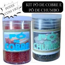 Kit Pó de Chumbo e Pó de Cobre Para Rituais Magias e Assentamentos Umbanda Candomblé 15g Kit Pó de Chumbo e Pó de Cobre Para Rituais Magias e Assentamentos Umbanda Candomblé 15g